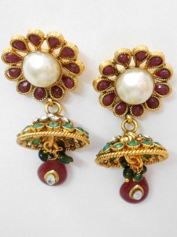 Polki Earrings